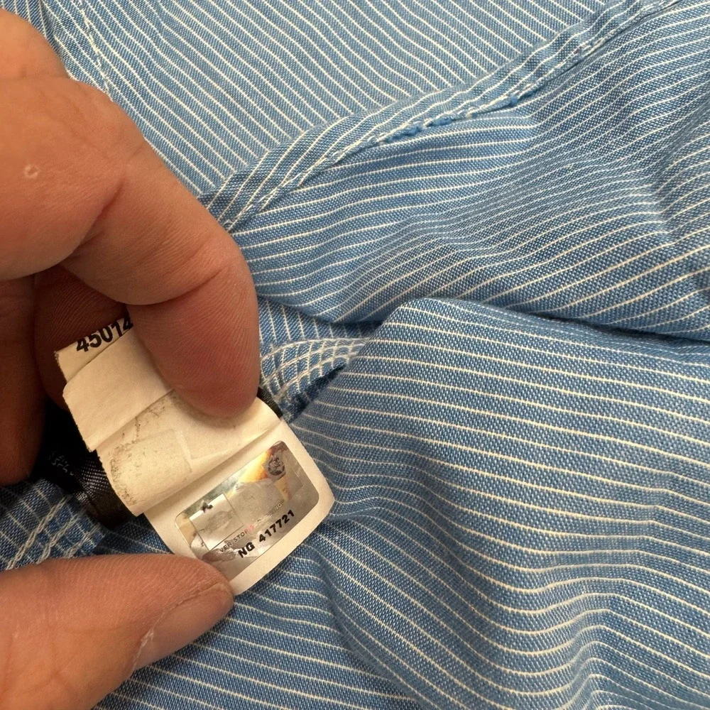 The North Face Shirt Mens Small Blue Button Down Gorpcore Outdoor